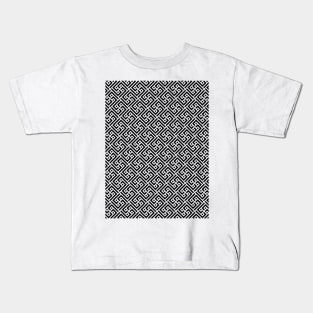 Sacred Geometry Sayagata Pattern Kids T-Shirt